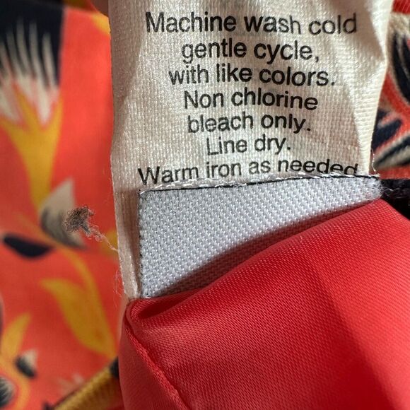 J Crew Linen Blend Mini Skirt Womens 8 Floral Colorful Preppy Resort Boho Beach - Picture 5 of 8